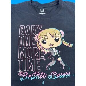 Britney‎ Spears Baby One More Time Funko Pop! T-Shirt Black Music Tee - Large